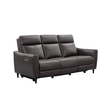 Tomasso Leather Power Reclining Sofa with Power Headrest - Abbyson Living