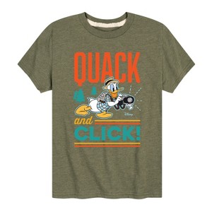 Boys' - Disney - Quack And Click Short Sleeve Graphic T-Shirt - 1 of 4