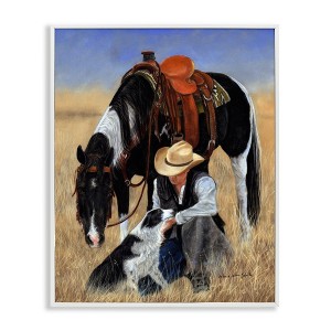 Stupell Industries Cowboy with Dog & Horse, 16" x 20" - 1 of 4