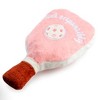 Haute Diggity Dog Pink Checker Pickleball Paddle Plush Dog Toy with Squeaker - 4 of 4