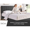 DeCoro Chicago Modern Tufted Upholstered Platform Bed - 4 of 4