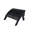 WestinTrends Outdoor Patio All-weather Modern Folding Ottoman - 3 of 3