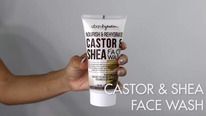 Urban Hydration Nourish &#38; Hydrate Castor and Shea Face Wash - 6 fl oz, 2 of 6, play video