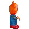 Gemmy Airblown Inflatable Chucky w/Banner Universal (WM), 5 ft Tall, Multi - 4 of 4