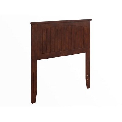 AFI Furnishings Orleans King Sleigh Solid Wood Slat Headboard, Walnut