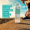 Copco Hydra Sports Water Bottle 20 Ounce Non Slip Sleeve BPA Free Tritan Plastic Reusable - 2 of 4