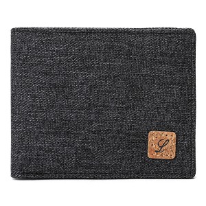 Generic Wallets For Boys Men Kids Teens Teenager Fabric RFID Blocking Bifold Wallet Small Thin - 1 of 4
