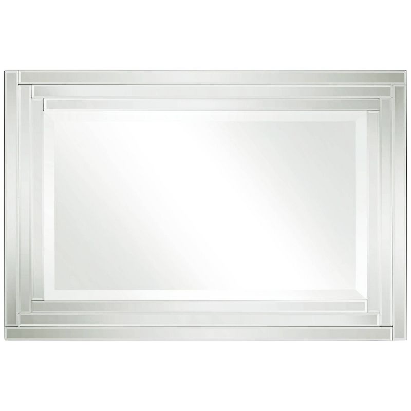 Uttermost Vedi Stepped Glass 24 3/4" x 36 3/4" Rectangular Wall Mirror, 5 of 10