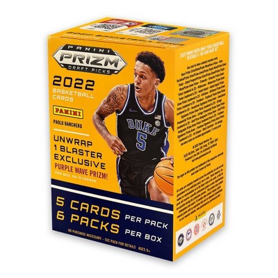 2022 Panini Nba Prizm Draft Picks Basketball Trading Card Blaster Box :  Target