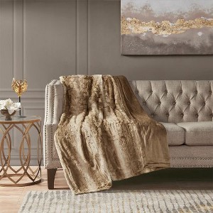 NicBex Faux Mink Reversible Throw Blanket for Couch/Bed– 60”x70” Oversized Throw Blanket, Soft Faux Fur Blankets, Machine Washable, Oeko-Tex Certified - 1 of 4