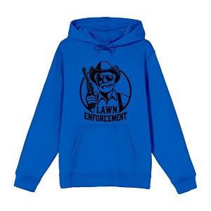 Lawn Enforcement Adult Long Sleeve Hoodie - 1 of 3