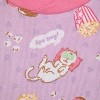 Sleep On It Girls 2-Piece Super Soft Jersey Long Sleeve Snug-Fit Pajama Set - Toddler Pajamas to Girls Pajama Sets - 4 of 4