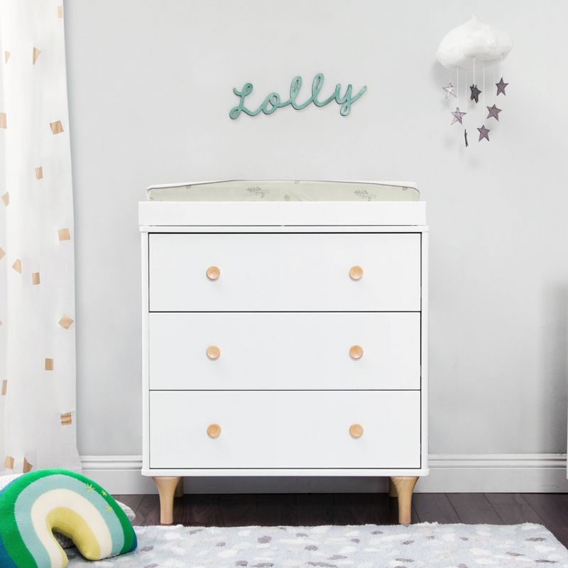 Babyletto Lolly 3-Drawer Changer Dresser with Removable Changing Tray, 3 of 11