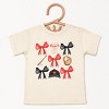 The Juniper Shop Coquette Baseball Red Chart Toddler Short Sleeve Tee - 2 of 4