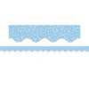 Teacher Created Resources® Composition Blue Scalloped Border Trim, 35 Feet Per Pack, 6 Packs - 2 of 4