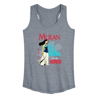 Women's - Disney - Live By Honor Graphic Racerback Tank