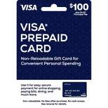 Visa Prepaid Card - $100 + $6 Fee
