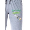 Rick and Morty Womens' TV Show Series Portal Character Sleep Pajama Pants Grey - 2 of 3