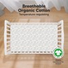 KeaBabies 2pk Soothe Fitted Crib Sheets Neutral, Organic Baby Crib Sheets, Fits Standard Nursery Baby Mattress - 2 of 4