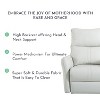 Racxily PU Rocking Recliner Chair, Nursery Rocking ChairModern Small Rocking Swivel Recliner Chair for Bedroom, Side Pocket, Brown - 4 of 4