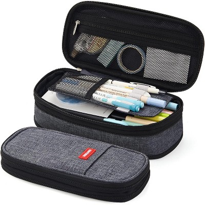 Paaaawaters Big Capacity Pencil Pen Case Office College School Large Storage High Capacity Bag Pouch Holder Box Organizer