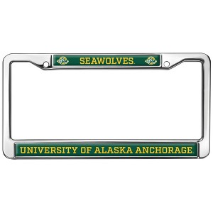 University of Alaska Anchorage Mascot Full Size Standard License Plate Metal Frame - 1 of 4