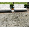 Taupe Beige And Gray Abstract Washable Indoor Outdoor Area Rug - 2 of 4