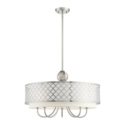 Livex Lighting Arabesque 5 - Light Chandelier in  Brushed Nickel