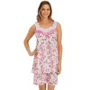 Collections Etc Floral Print Short Set - 4 of 4