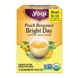 Yogi Tea Peach Bergamot Bright Day Tea - 16ct/1.02oz
