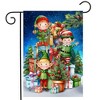 Briarwood Lane Christmas Garden Flag 12x18 For Outdoor Santa's Elves For Christmas Garden Flag Flags For Outside - 2 of 4
