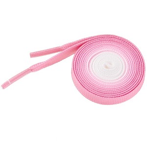 Elerevyo Colorful Gradient Flat Shoelaces Shoestring Shoe Laces for Sneakers 1 Pair - 1 of 4