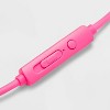 On-Ear Headphones with 4ft-Wired Cable - heyday™ Neon Pink - 4 of 4