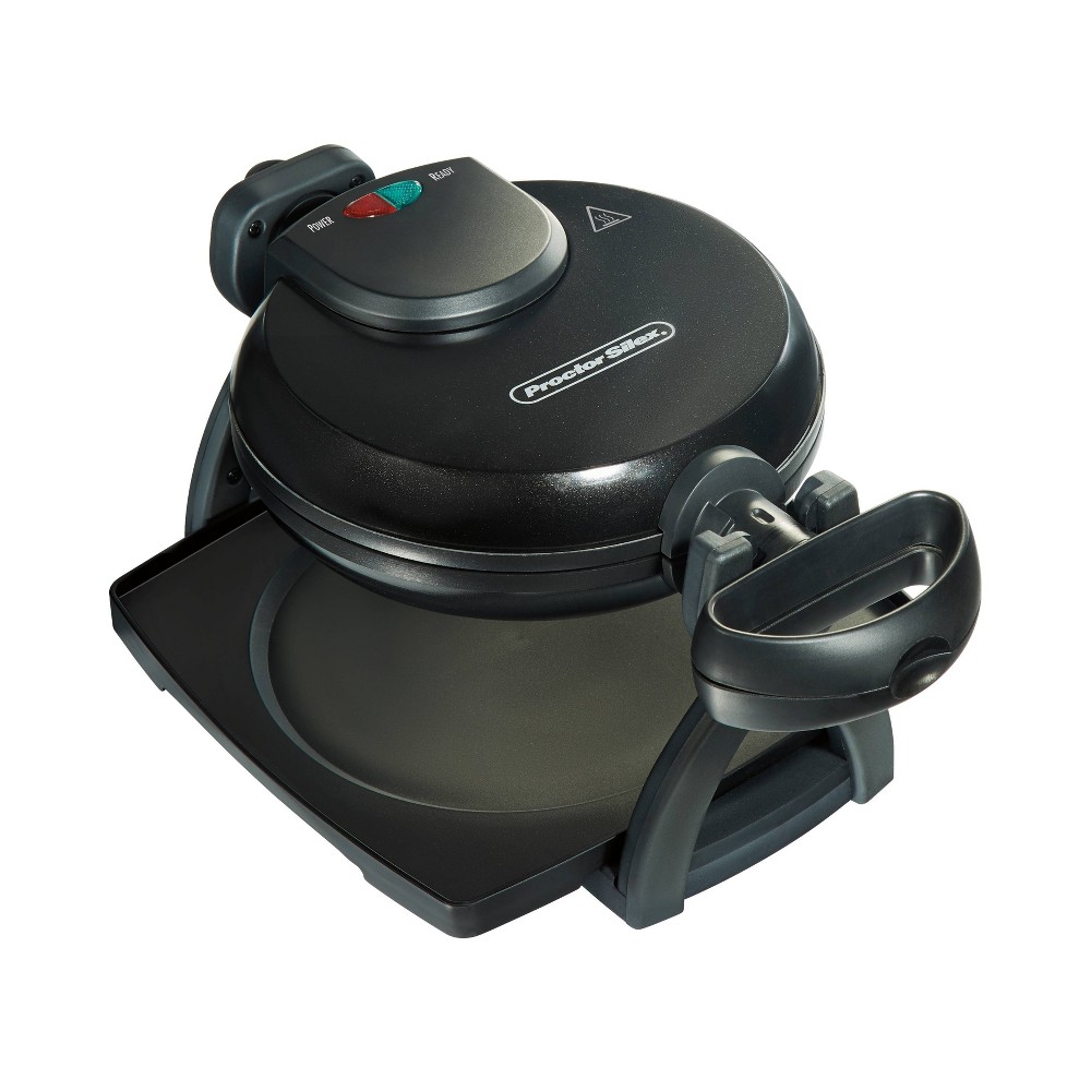 Proctor Silex Belgian-Flip Waffle Maker - Black