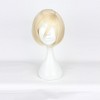 Unique Bargains Women's Halloween Bob Wigs 12" Light Yellow with Wig Cap - image 2 of 4