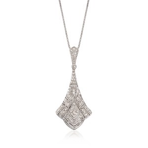 Ross-Simons 0.33 ct. t.w. Diamond Pendant Necklace in Sterling Silver - 1 of 4