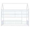 KIGFTSOD Metal Bed House Bed Frame with Fence and Shelves - 4 of 4
