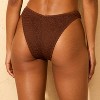 Women's Smocked Low-Rise Extra High Leg Extra Cheeky Bikini Bottom - Wild Fable™ - 2 of 4