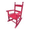 VisioGear Rocking Chair, Children's Rocking Chair with Armrests, Indoor or Outdoor Porch Rocker for Garden, Red, 14.17"*18.90"*22.44" - 4 of 4