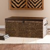 Harrowell Water Hyacinth Storage Trunk - CK0124 - Blackwashed/Espresso - SEI - 2 of 4