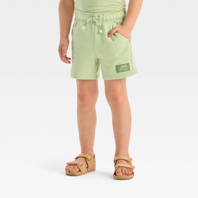 Toddler Boys' French Terry Knit Pull-On Shorts - Cat & Jack™, 1 of 5