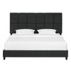 NicBex Modern Queen/King Upholstered Platform Bed Frame with Square Tufted Headboard,Solid Wood Slats Support,Box Spring Needed,Easy Assembly - 4 of 4