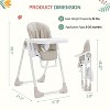 High Chair for Babies and Toddlers - Baby High Chair with Height & Footrest Adjustment - 2 of 4
