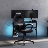 Brassex 51.2" Layne Gaming Chair Black/White - 2 of 4