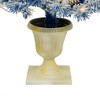 TopComfy Christmas Tree Stand Pre-Lit 4 Piece Set with Wreath and Entrance Trees for Holiday Decor, Blue, 35.43"*13.39"*12.99" - 2 of 4