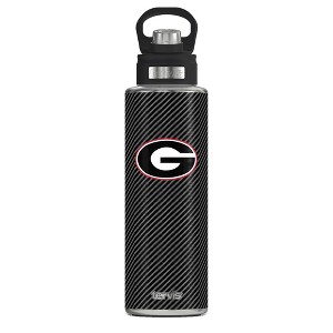 NCAA Georgia Bulldogs Carbon Fiber Wide Mouth Water Bottle - 40oz - 1 of 3