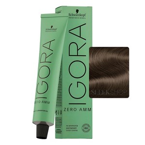 Schwarzkopf Professional Igora Zero AMM Ammonia-Free Permanent Color Creme - Hair Dye Haircolor - 1 of 3