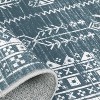 Boho Vintage Area Rug for Living Room,Washable Abstract Mattress,Non-Slip Low Pile Throw Soft Rugs with Rubber Backing,Kitchen Carpet - 3 of 4
