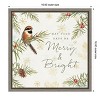 Amanti Art Christmas Tradition II (Bird) by Katie Pertiet Canvas Wall Art Print Framed 16 x 16-in. - 4 of 4