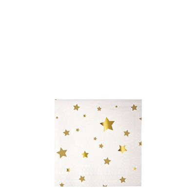 Meri Meri Gold Star Confetti Small Napkins